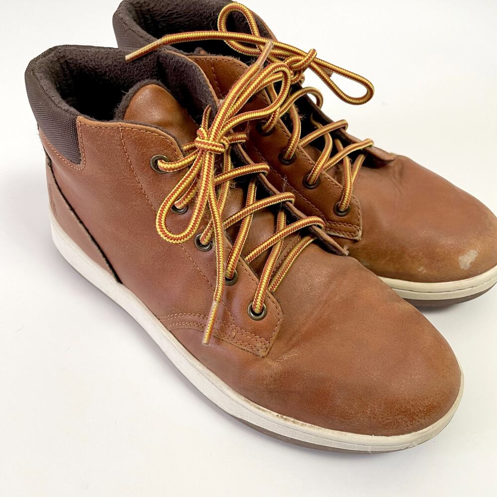 Polo Ralph Lauren Leather Chukka Sneaker Boots Sz 5 Minimalist Rugged Casual